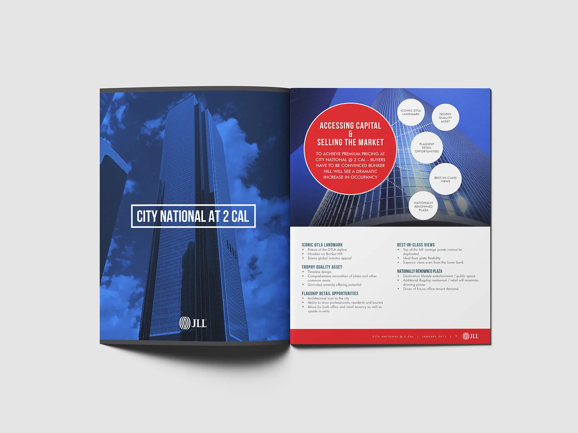 City National at 2 Cal investment brochure spread