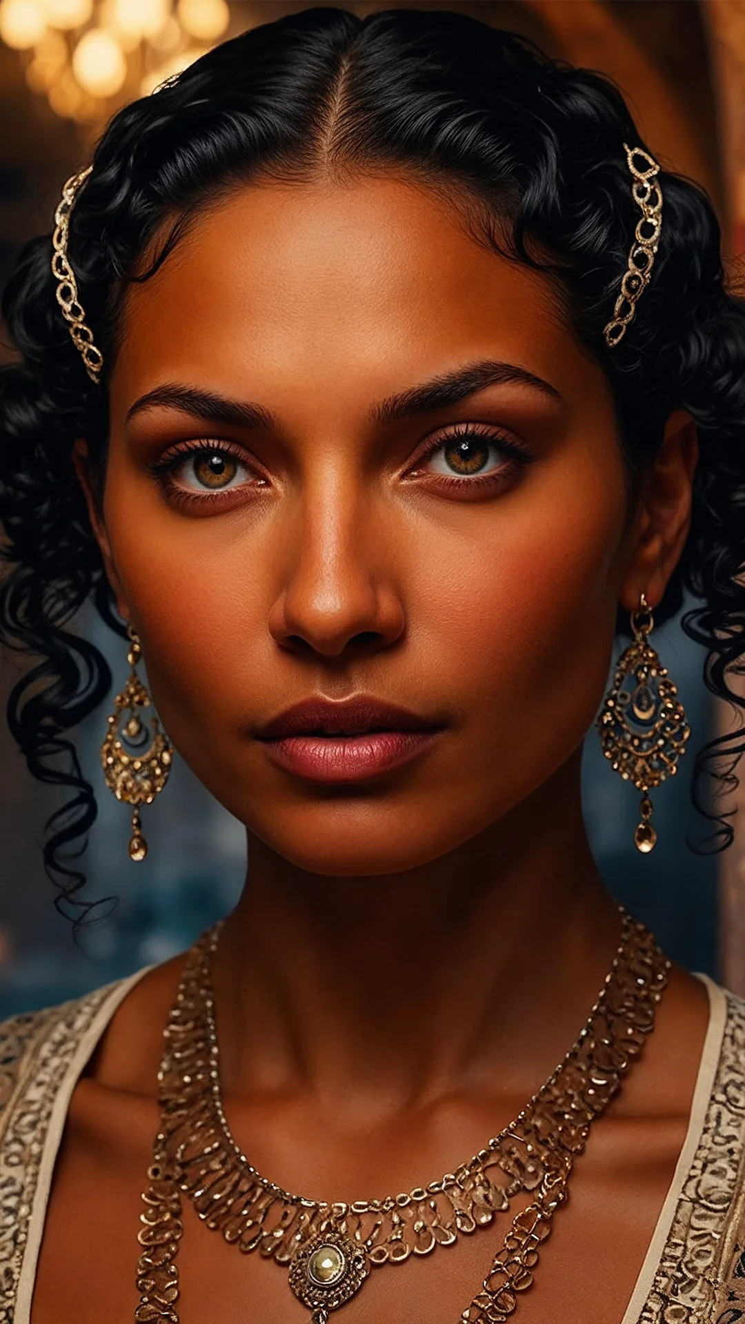 Andromina · AI tarot reader app character portrait