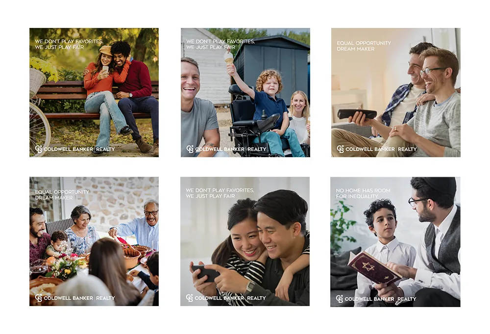 Equal housing social campaign grid